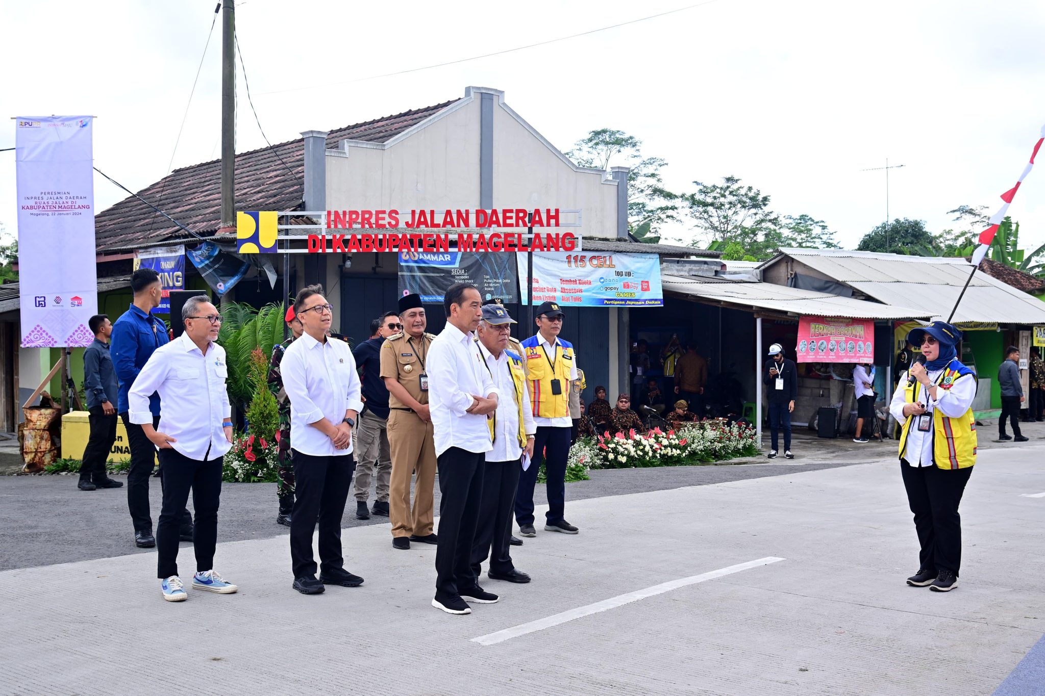 20240122 Warga Apresiasi Rekonstruksi Jalan Muntilan Keningar di Kabupaten Magelang
