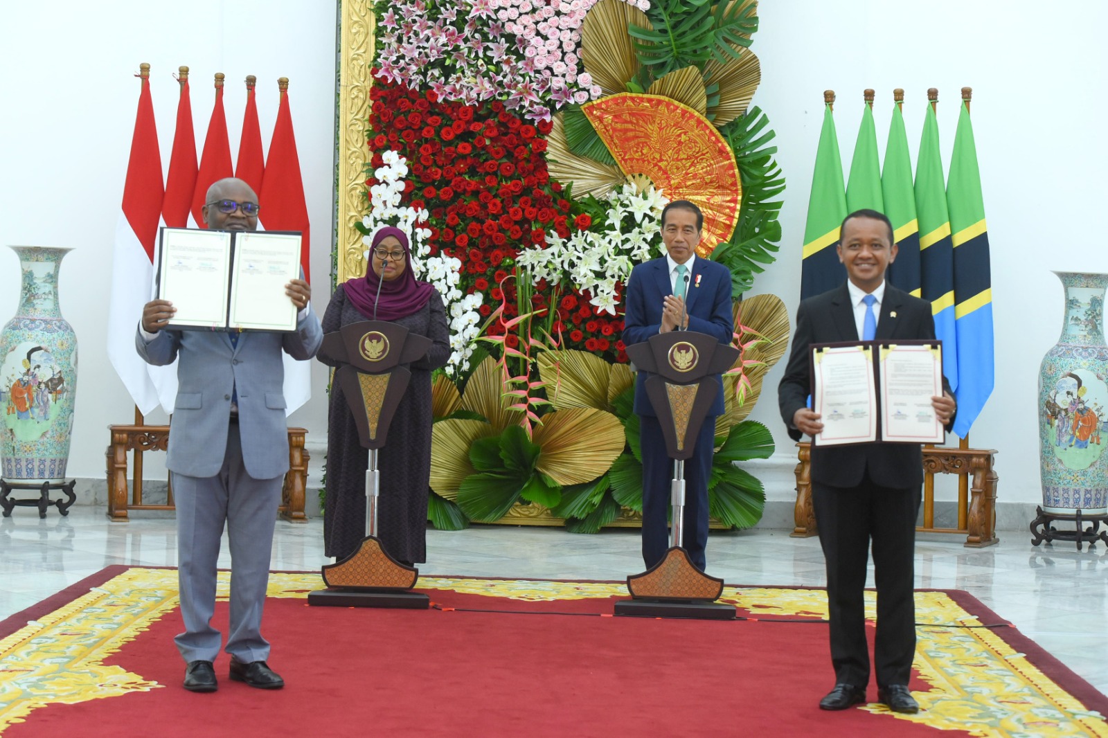 20240126 Indonesia dan Tanzania Sepakat Perkuat Kerja Sama di Sejumlah Bidang