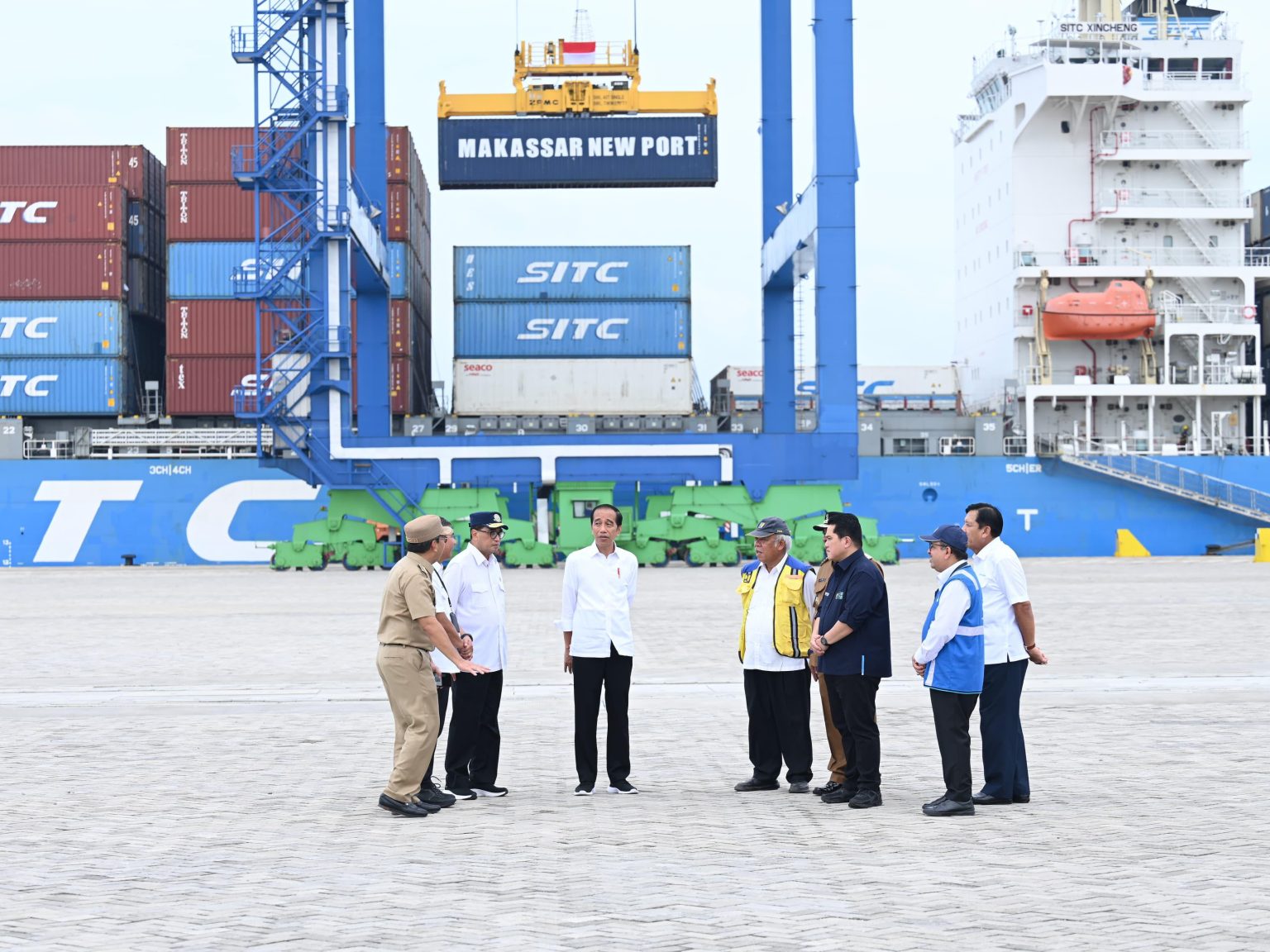 20240223 Diresmikan Presiden Jokowi Makassar New Port Siap Jadi Hub Logistik Terbesar di Indonesia Timur