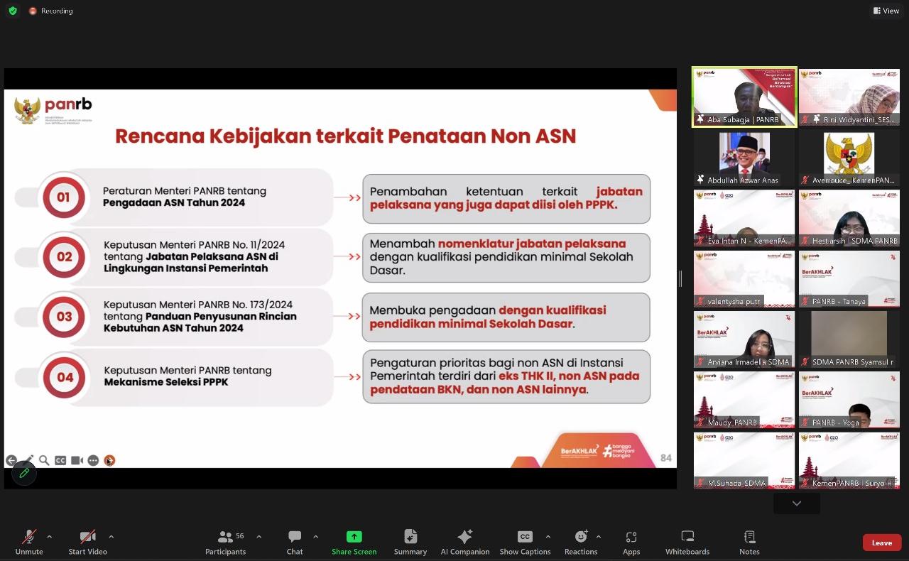 20240312 Seluruh Aspek Substansi Terpenuhi RPP Manajemen ASN Menuju Titik Akhir2