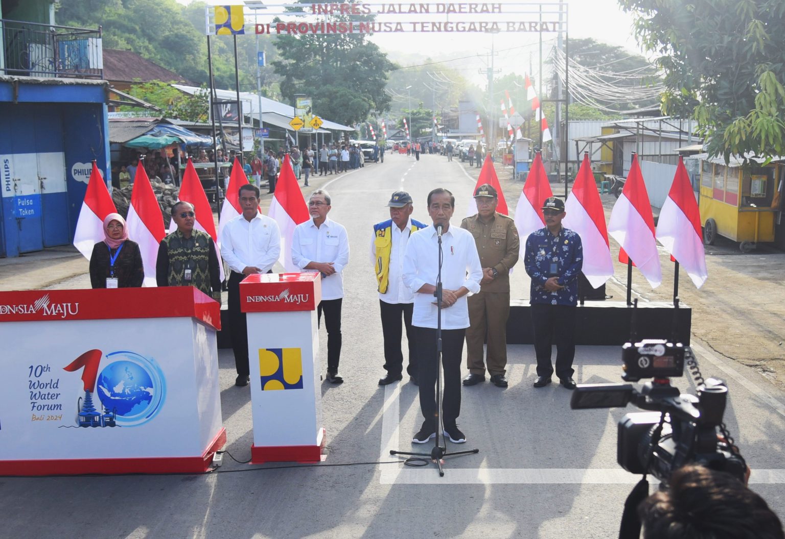 20240503 Resmikan Jalan Inpres di NTB Presiden Dorong Peningkatan Konektivitas ke Kawasan Produktif
