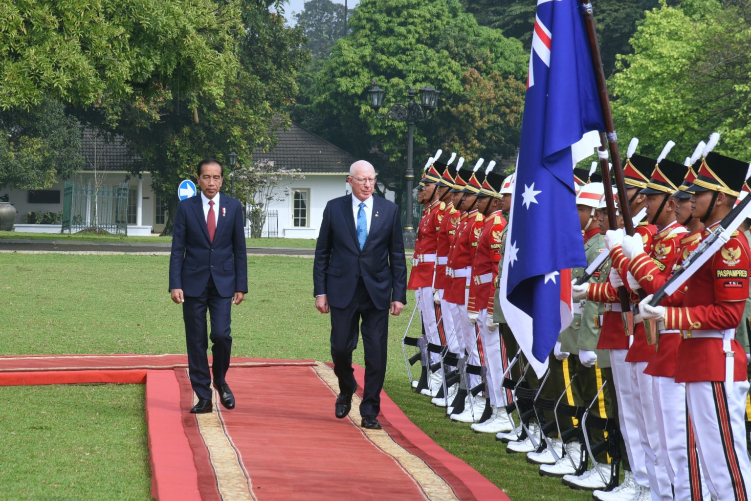 20240517 Presiden Jokowi Terima Kunjungan Resmi Gubernur Jenderal Australia di Istana Bogor