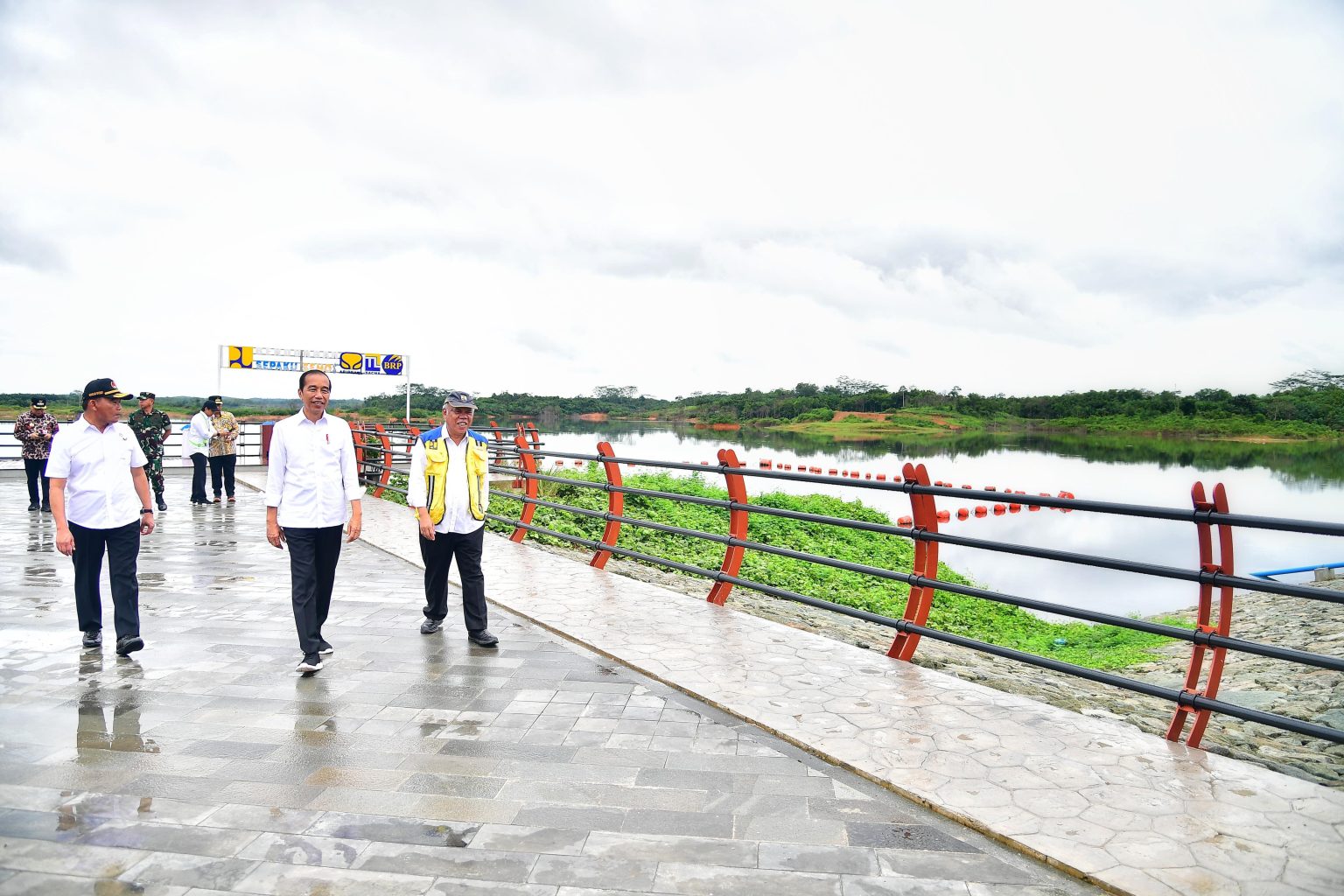 20240604 Presiden Resmikan Bendungan Sepaku Semoi