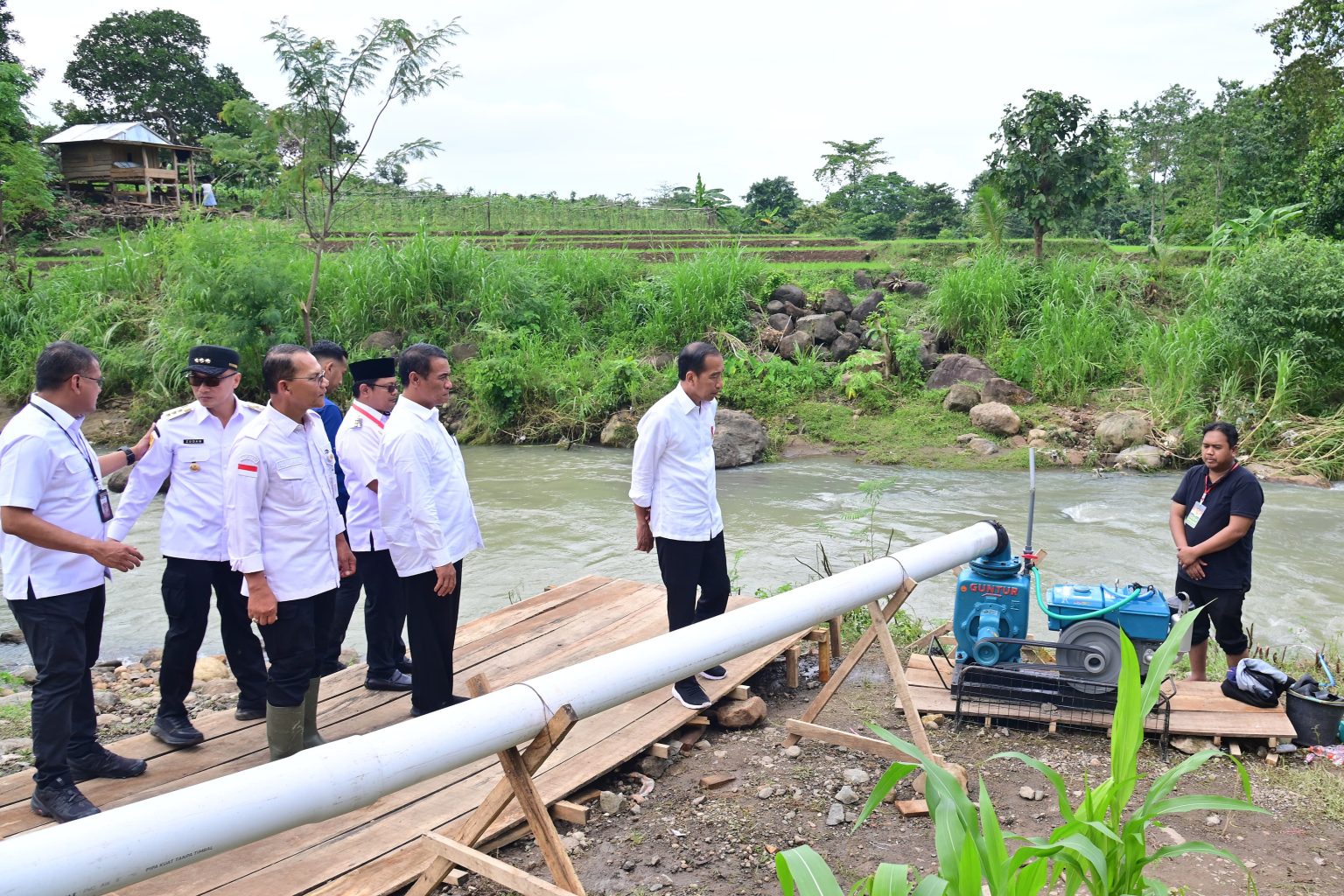 20240705 Tinjau Pompanisasi di Bantaeng Presiden Tingkatkan Produktivitas Pertanian dan Antisipasi Kekeringan
