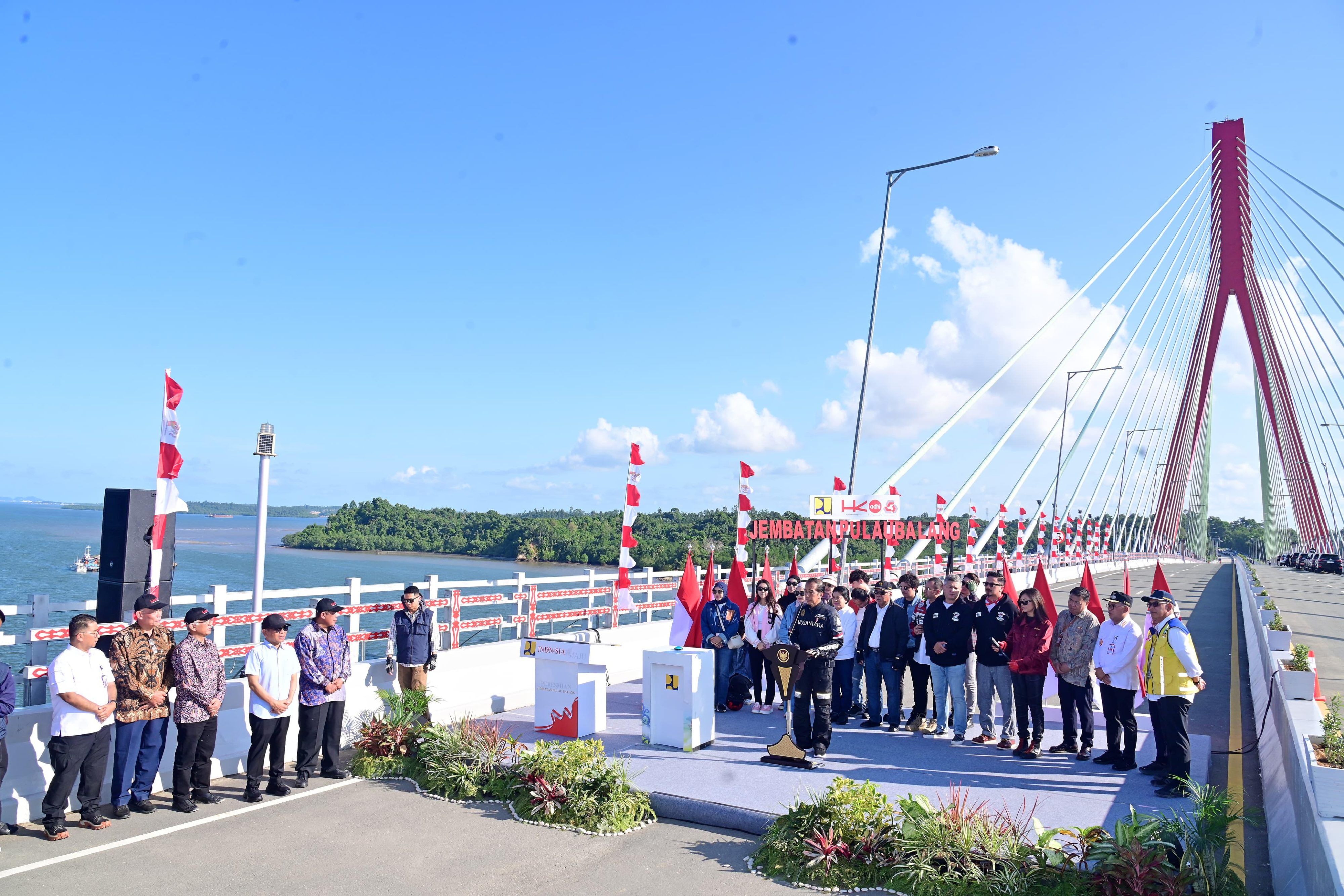 20240729 Presiden Resmikan Jembatan PulauBalang