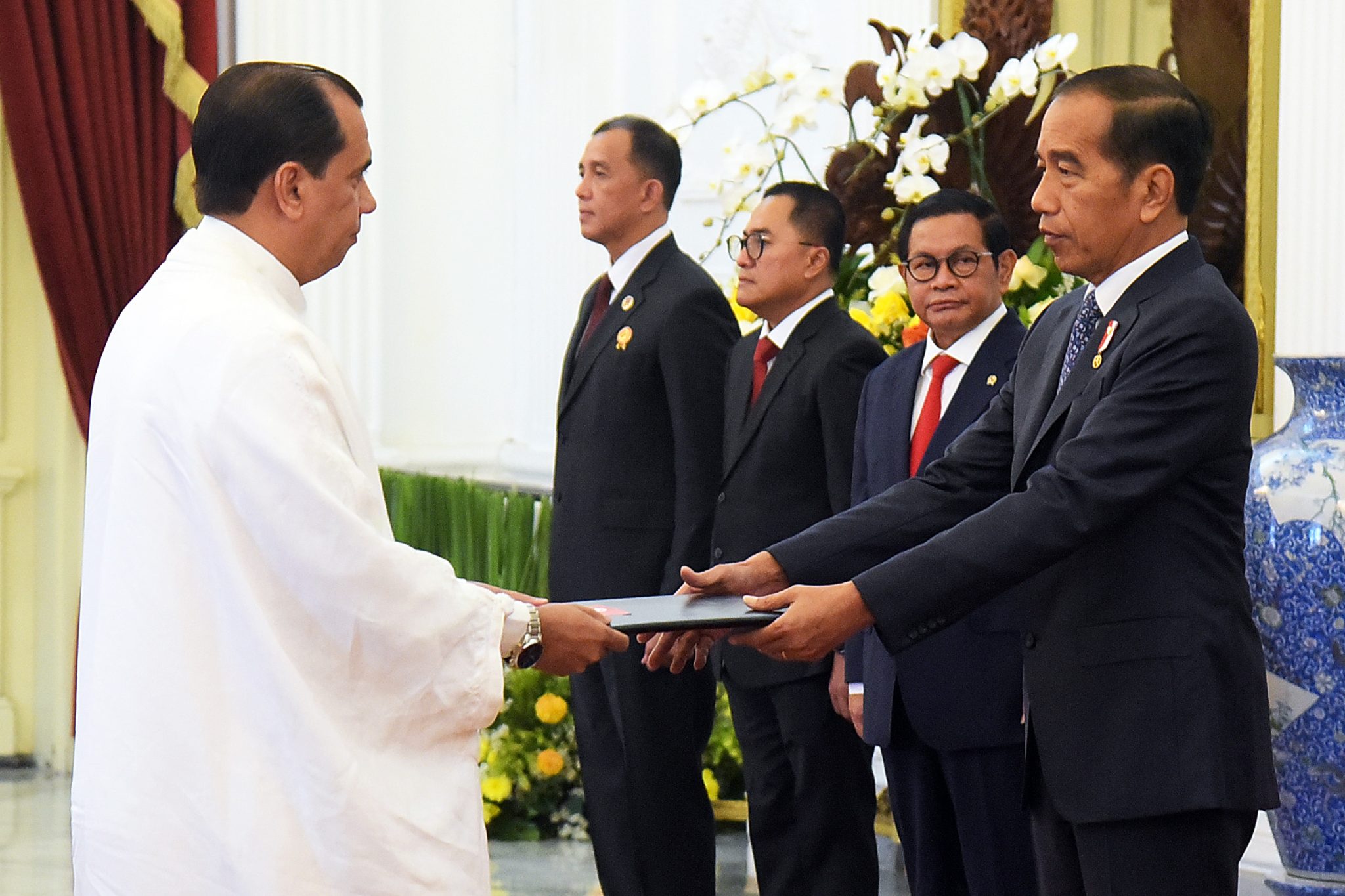 20240808 Presiden Terima Surat Kepercayaan 10 Dubes Negara Sahabat