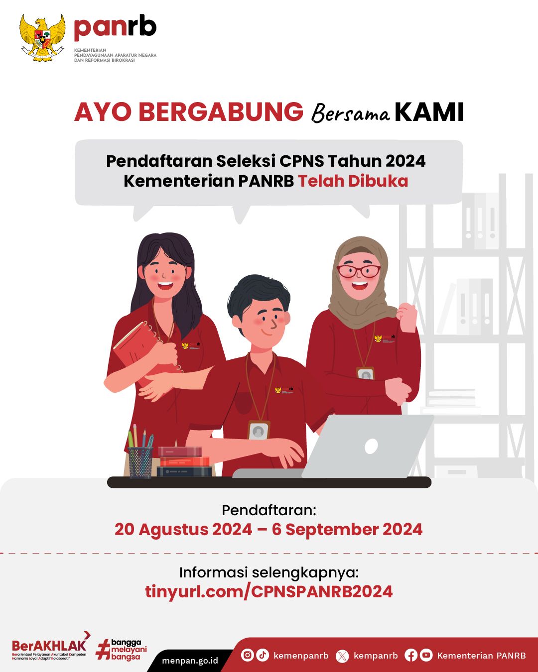 20240819 Pendaftaran CPNS Kementerian PANRB