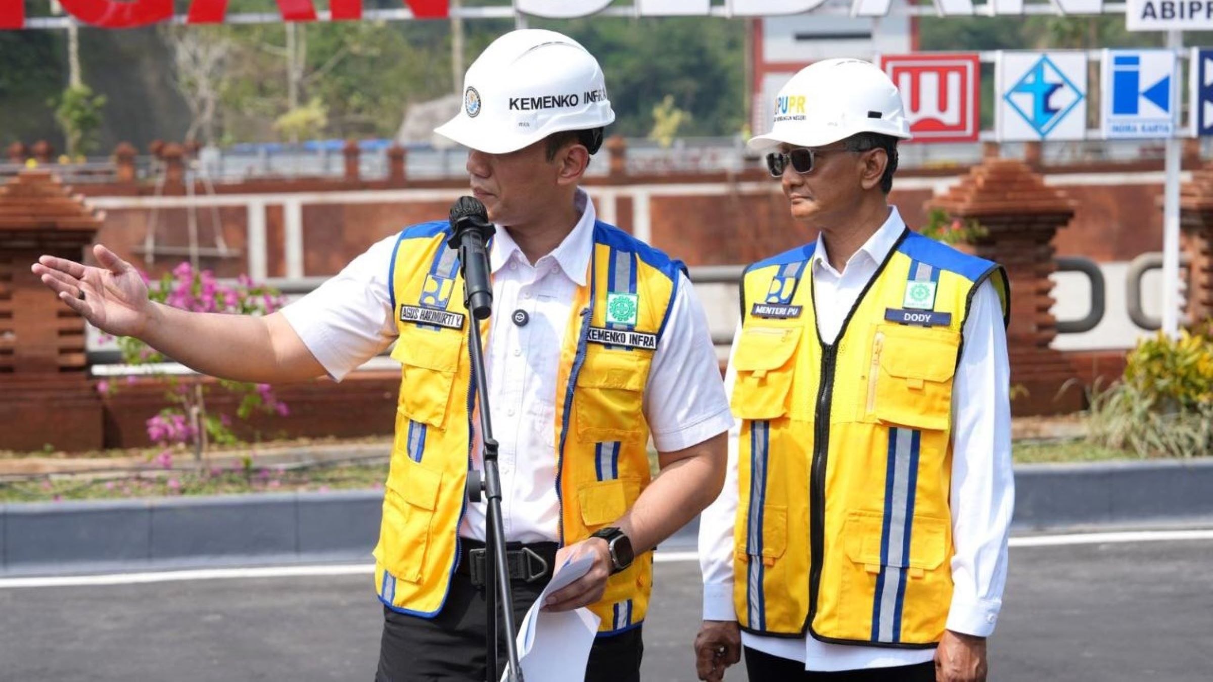 20241112 Selesai November 2024 Menko AHY dan Menteri PU Dody Tinjau Bendungan Sidan Bali