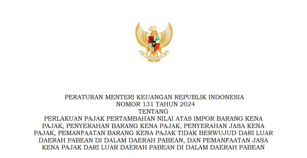 20250102 Menkeu Terbitkan Aturan Terkait Penerapan PPN 12 Persen Ini Rinciannya