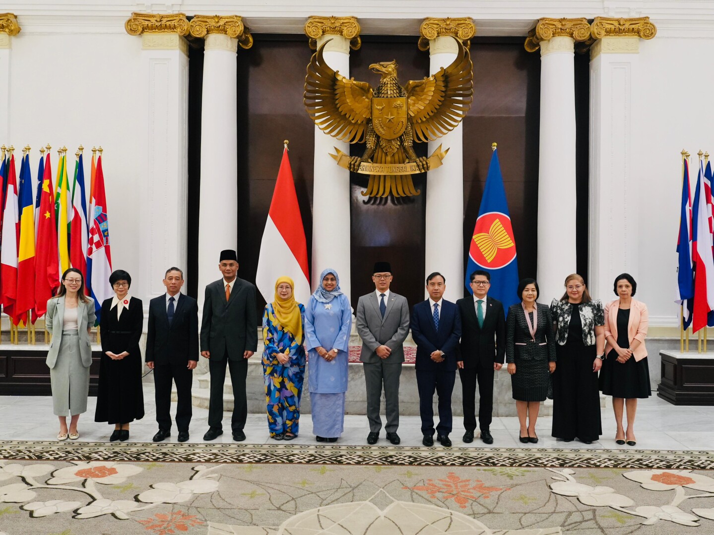 20250605 Menlu RI dan Para Wakil Tetap Negara ASEAN Bahas Rencana Implementasi ASEAN Community Vision 2045