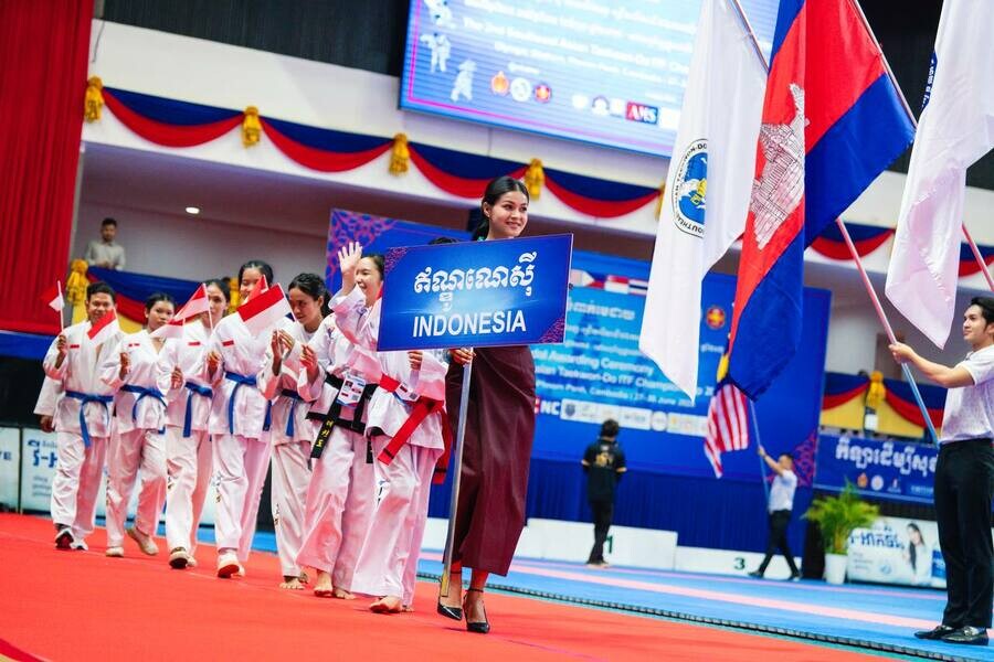 20250702 Atlet Indonesia Torehkan Prestasi pada Kejuaraan Taekwon Do Asia Tenggara di Kamboja