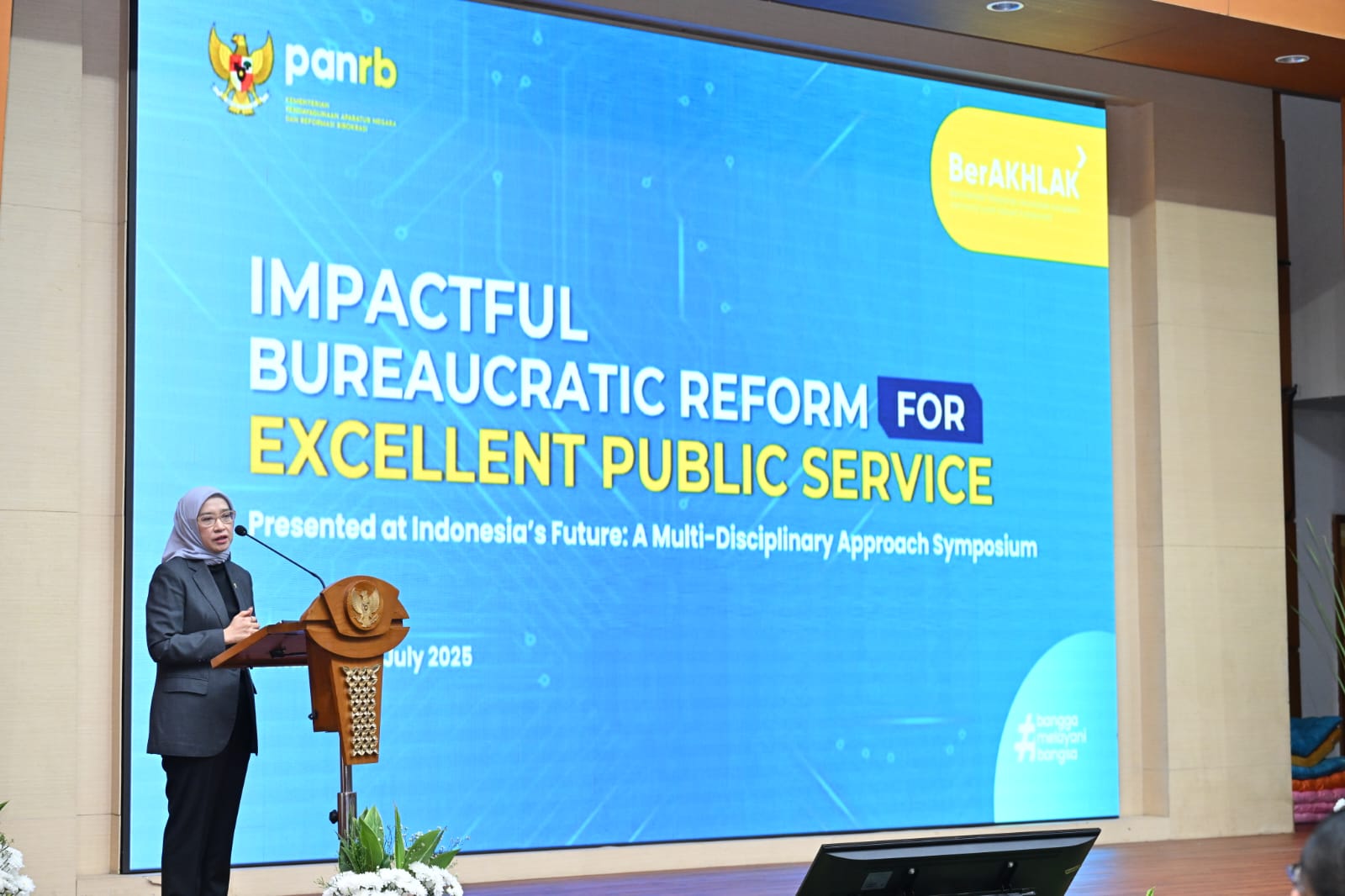 20250702 Menteri Rini Sampaikan Strategi Wujudkan Birokrasi Berkelas Dunia 3