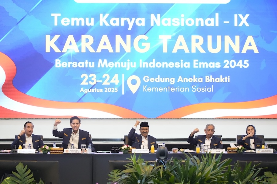 20250825 Mensos Gus Ipul Karang Taruna Harus Jadi Garda Terdepan Perubahan Sosial