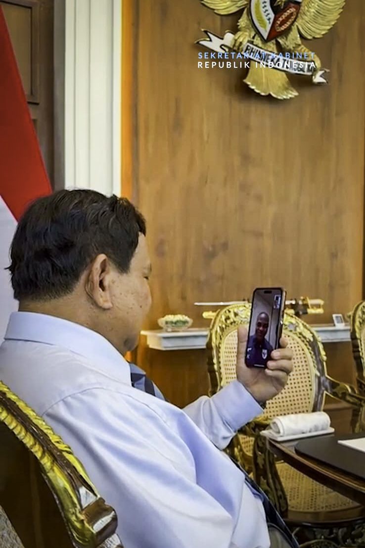 20251009 Presiden Prabowo Sampaikan Dukungan Langsung untuk Timnas Indonesia Jelang Laga Kontra Arab Saudi