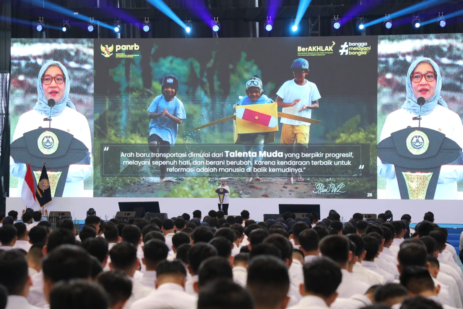 20251203 Menteri Rini Ajak Talenta Muda Politeknik Kemenhub Jadi Penggerak Transformasi Layanan Transportasi 2