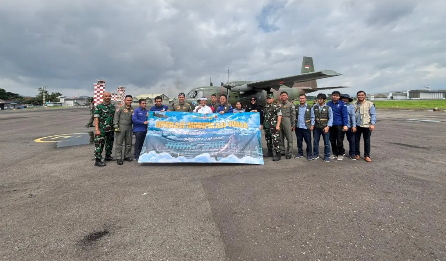 20260127 Cegah Cuaca Ekstrem BMKG dan Pemprov Jabar Gelar OMC hingga 29 Januari 2026