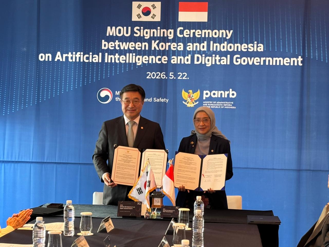20260522 Pemerintah Indonesia Republik Korea Teken Kerja Sama Perkuat Pemerintah Digital 1