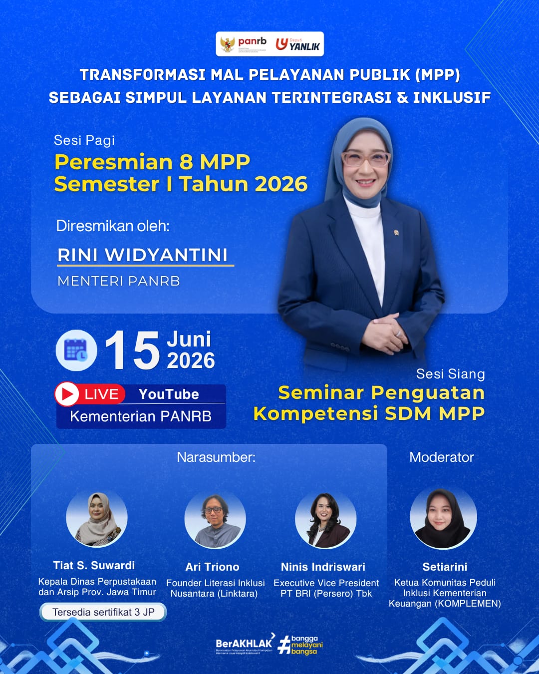 20260614 Esok Menteri PANRB Resmikan 8 MPP