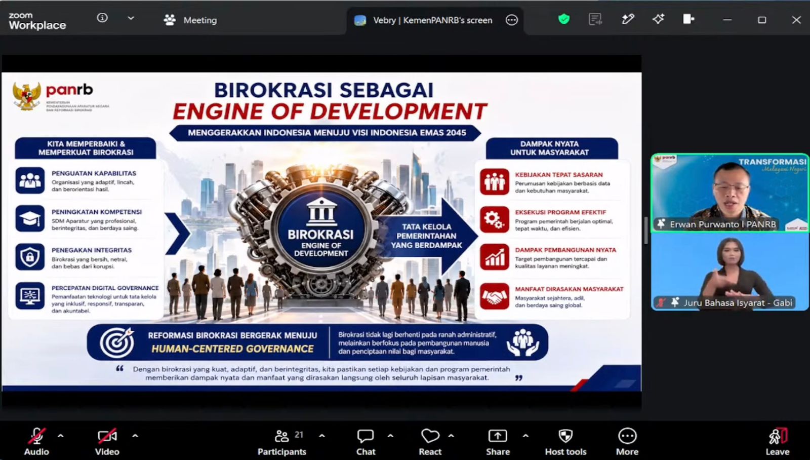 20260828 Dari Administrasi ke Dampak Empat Prinsip Kawal Reformasi Birokrasi 3