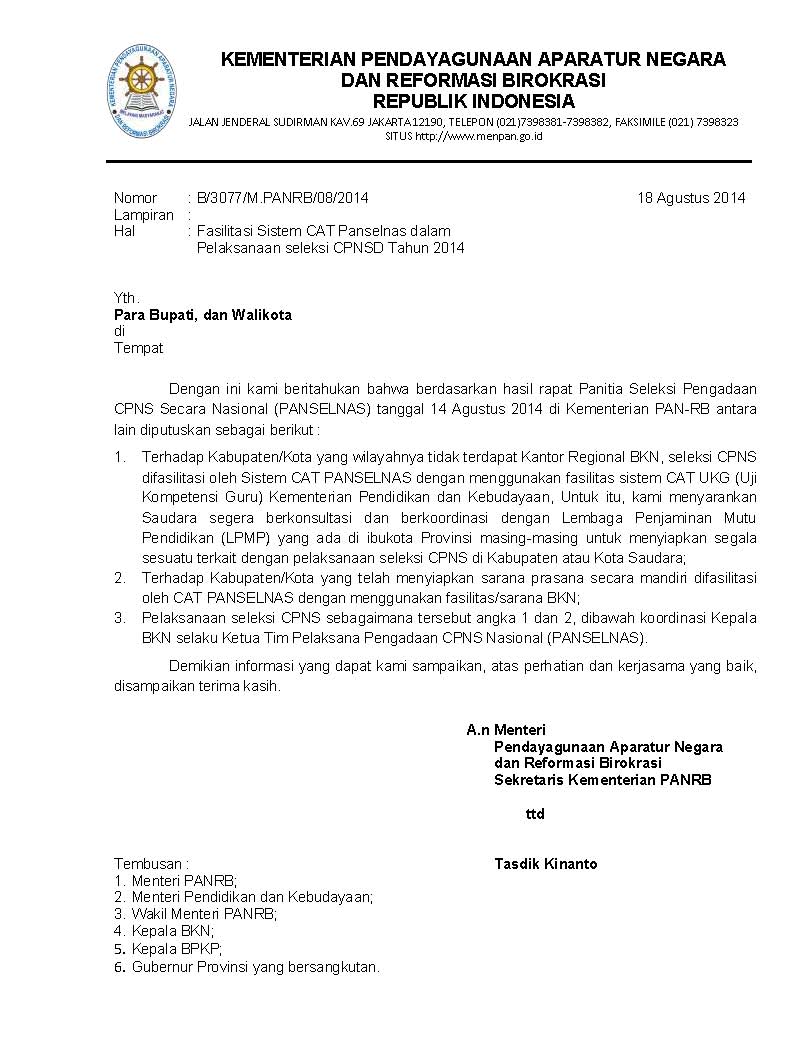 Surat Edaran Kab.Kota Ke LPMP