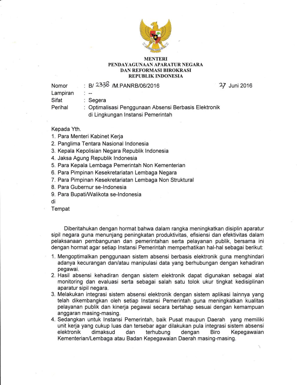 23++ Contoh surat edaran absensi terbaru terbaik