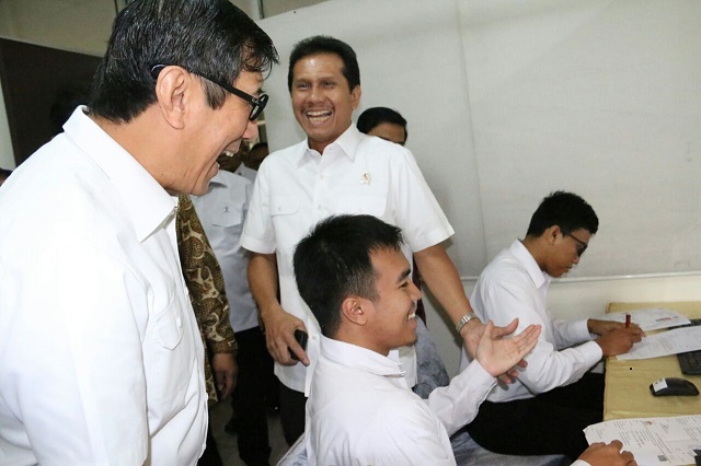 20171018 MENTERI Peninjauan Kumham Kanwil DKI Tes SKB 10