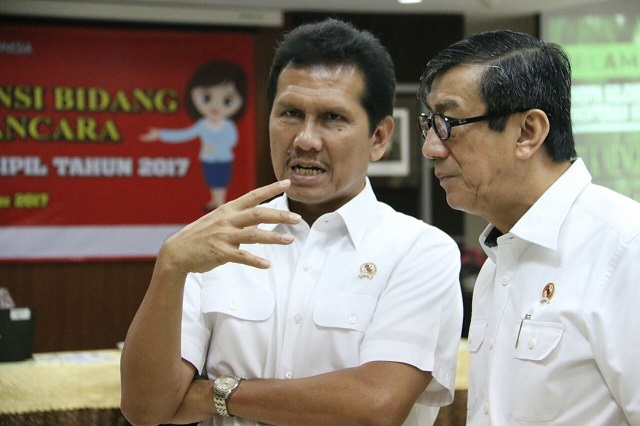 20171018 MENTERI Peninjauan Kumham Kanwil DKI Tes SKB 10