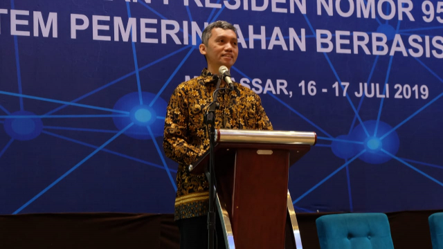 20190716 Sosialisasi Peraturan Presiden Nomor 952018 tentang SPBE di Makassar 1
