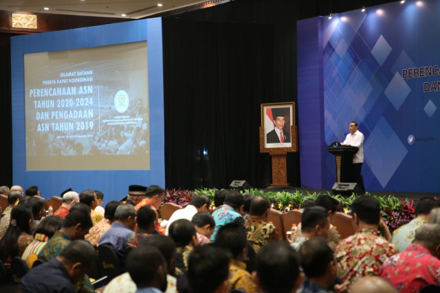 20190730 Menghadiri Rakor Perencanaan ASN 2020 2024 dan Pengadaan ASN 2019