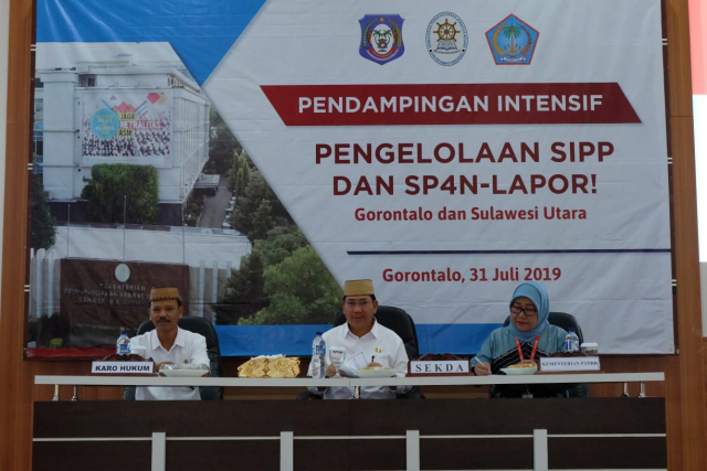 20190731 Pendampingan Intensif SIPPN dan SP4N LAPOR 3.0 di Gorontalo 1