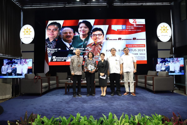 20190808 Kampanye Reformasi Birokrasi Nasional dan Pelepasan Peserta Pelatihan Reform Leader Academy Angkatan XVIII 15
