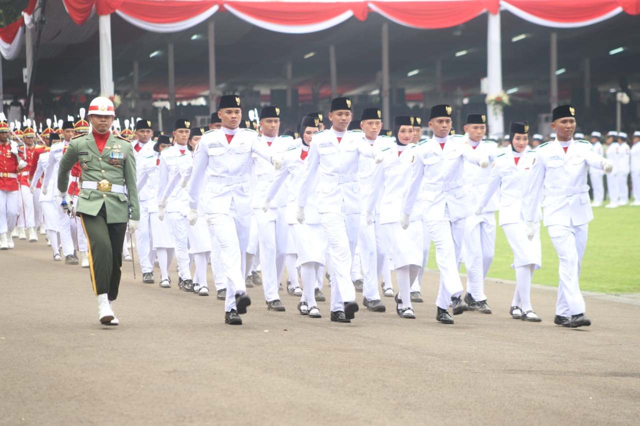 20190817 Menghadiri Upacara Hari Kemerdekaan Republik Indonesia ke 74 di Istana Merdeka 1
