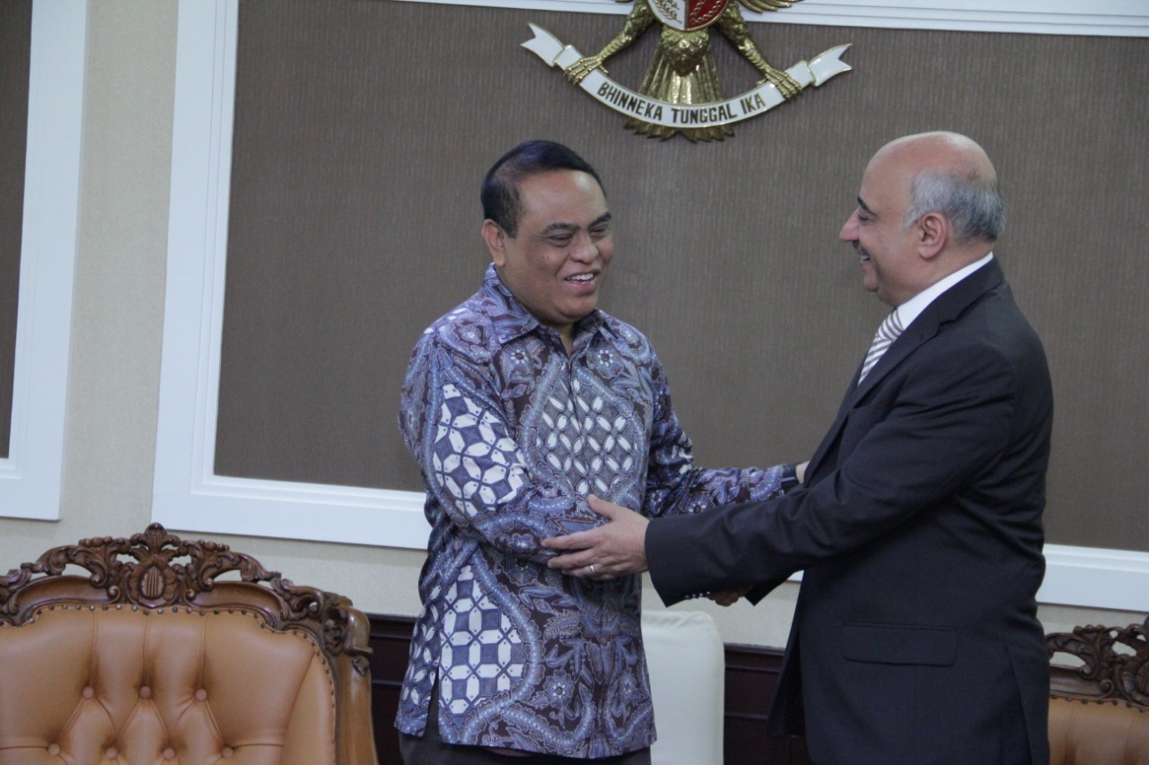 20190918 Menerima Penasihat Presiden Mesir dan Duta Besar Mesir untuk Indonesia 1