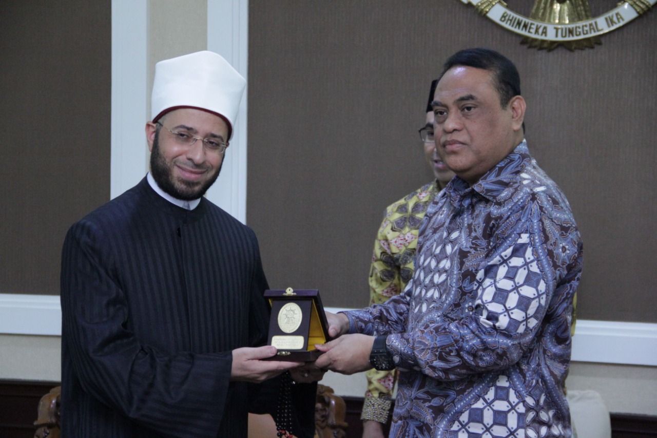 20190918 Menerima Penasihat Presiden Mesir dan Duta Besar Mesir untuk Indonesia 1