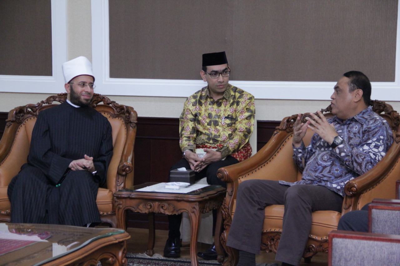 20190918 Menerima Penasihat Presiden Mesir dan Duta Besar Mesir untuk Indonesia 1