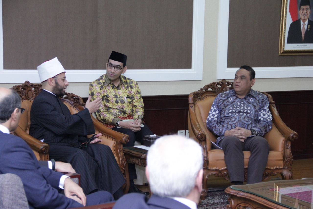 20190918 Menerima Penasihat Presiden Mesir dan Duta Besar Mesir untuk Indonesia 1