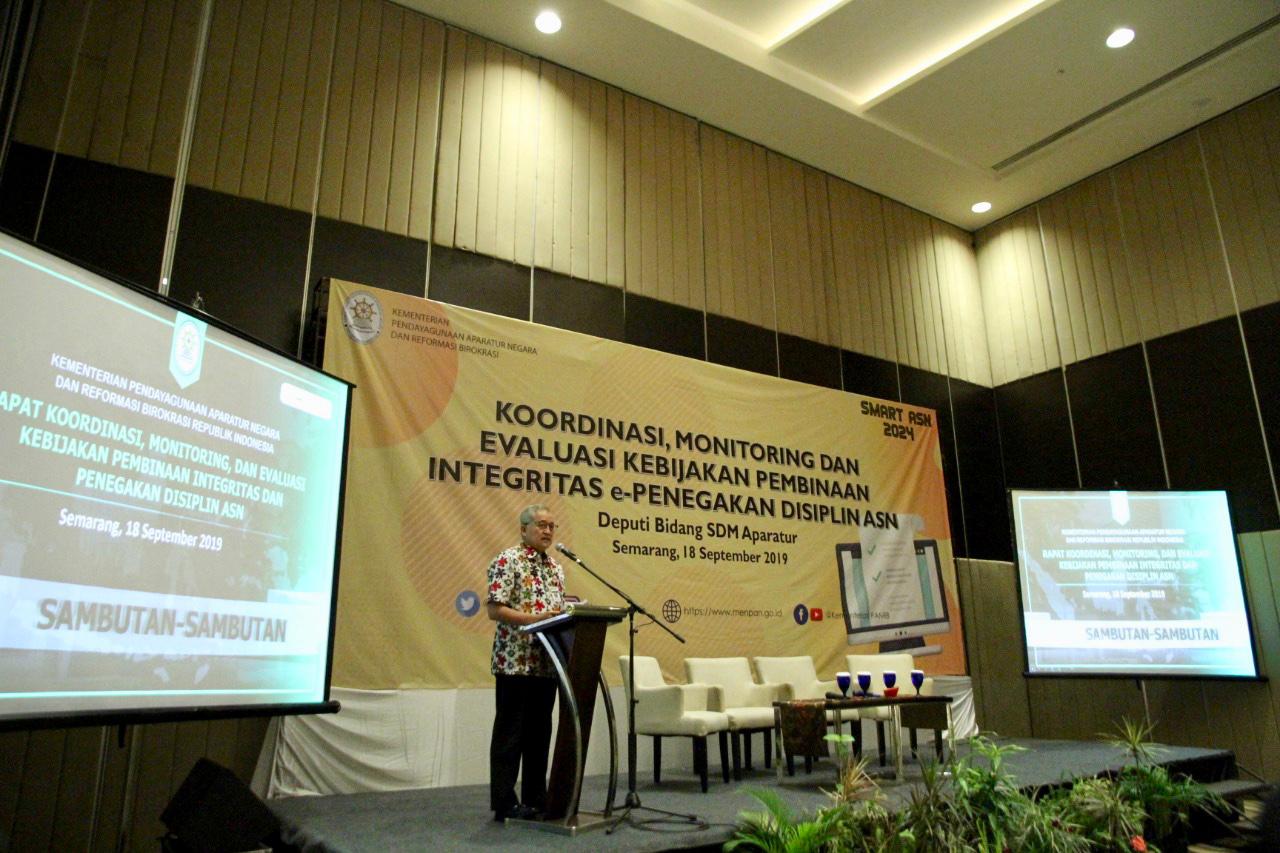 20190918 Rapat Koordinasi Monev Kebijakan Pembinaan Integritas dan Penegakan Disiplin ASN 1