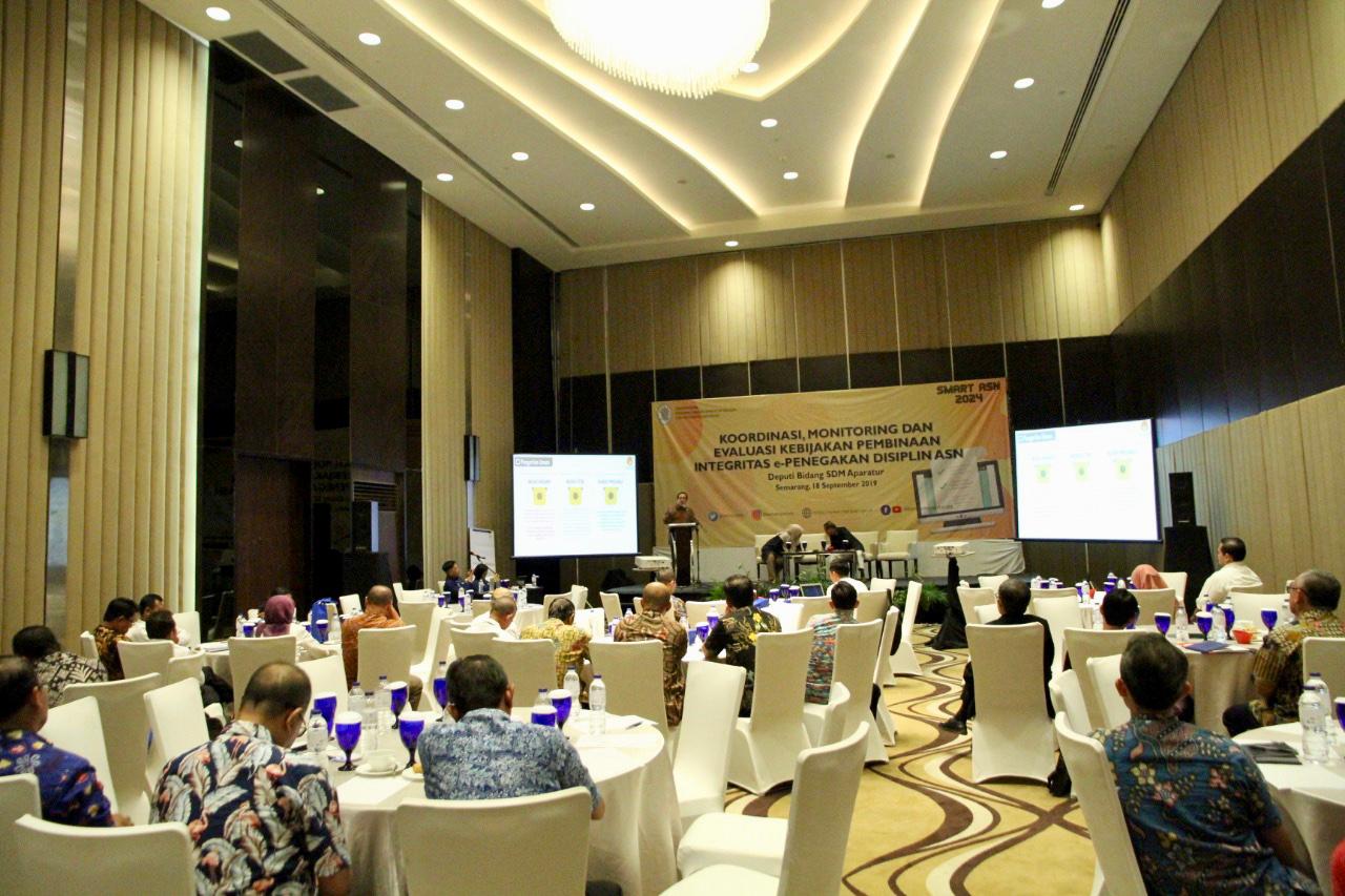 20190918 Rapat Koordinasi Monev Kebijakan Pembinaan Integritas dan Penegakan Disiplin ASN 1