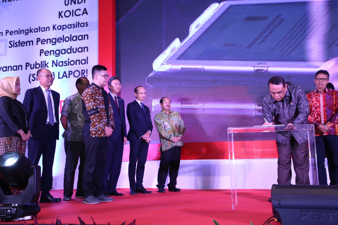 20190924 Menteri Yanlik Peluncuran Proyek Kerja Sama Kementerian PANRB UNDP KOICA 8