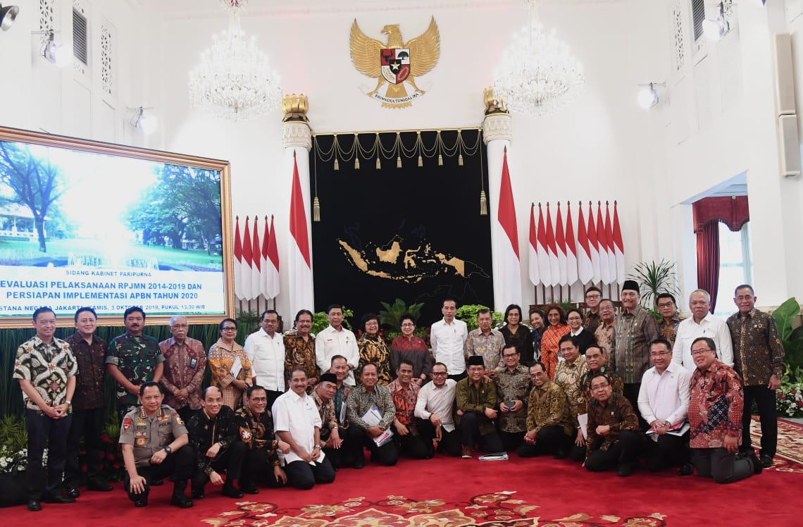 20191003 Menghadiri Sidang Kabinet Paripurna 1