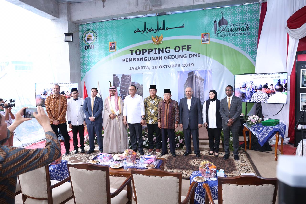 20191010 Menghadiri Topping Off Pembangunan Gedung Hasanah DMI 1