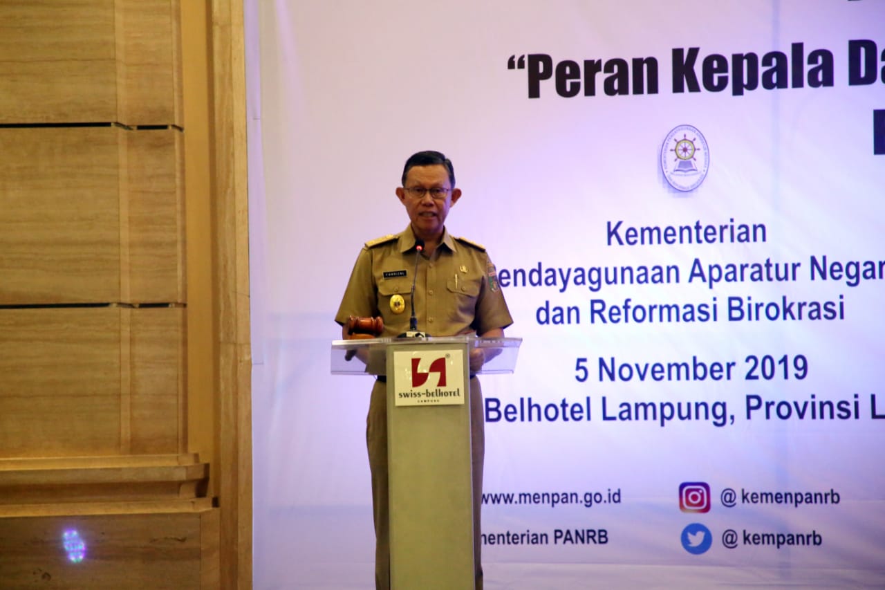 20191105 Rakor Bidang Pemerintahan dan Otonomi Daerah Lampung 5