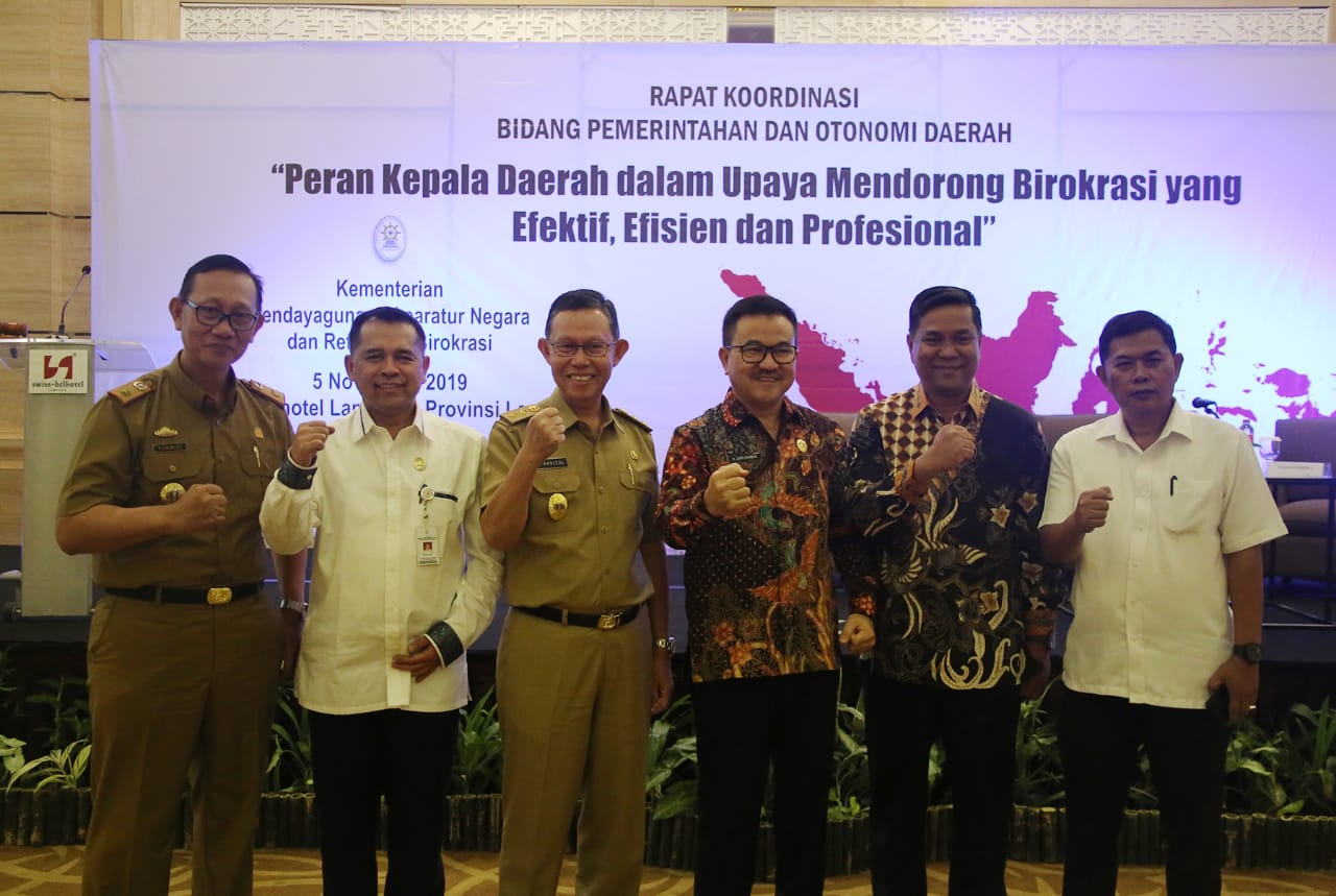 20191105 Rakor Bidang Pemerintahan dan Otonomi Daerah Lampung 5