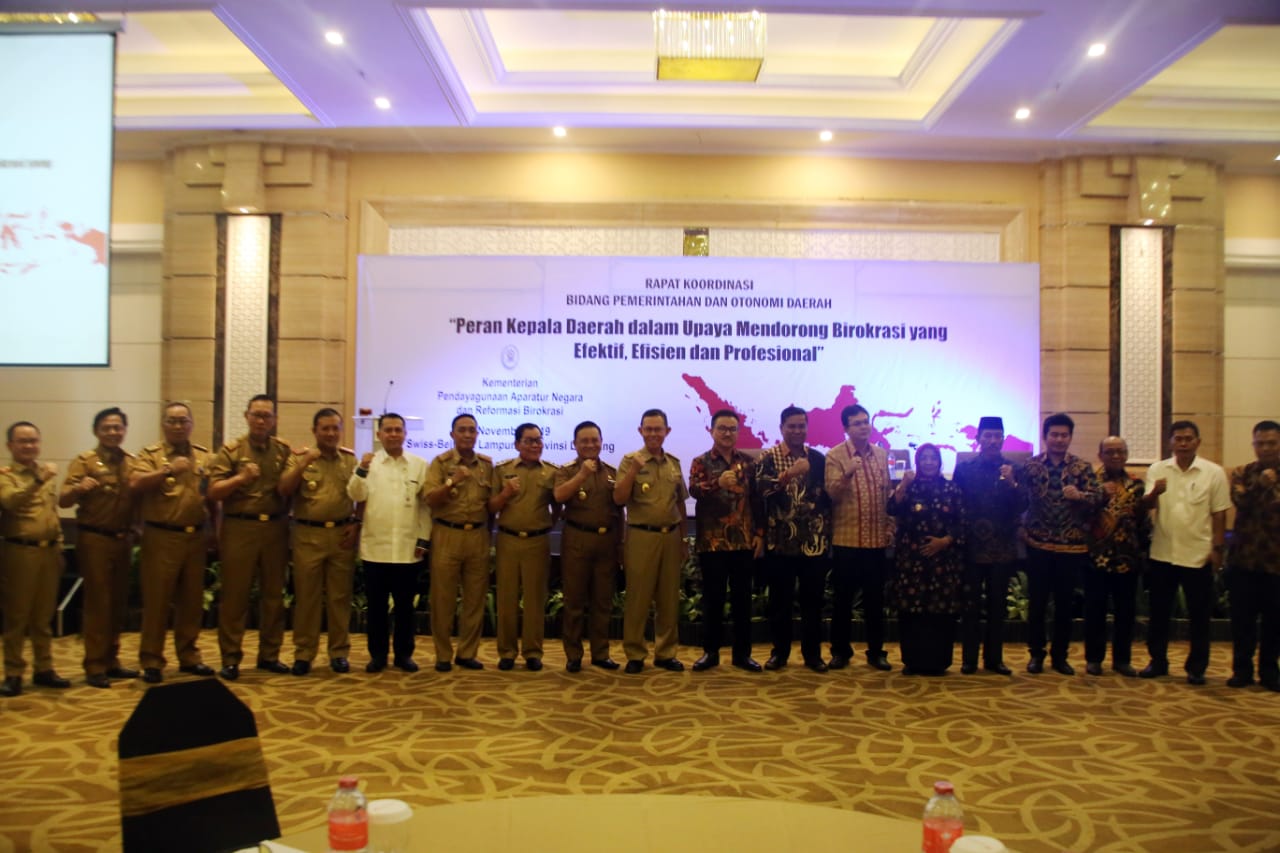 20191105 Rakor Bidang Pemerintahan dan Otonomi Daerah Lampung 5