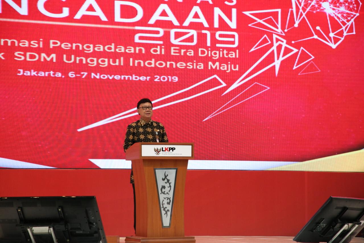 20191106 Menjadi Narasumber dalam Rakornas BarangJasa Pemerintah LKPP 7