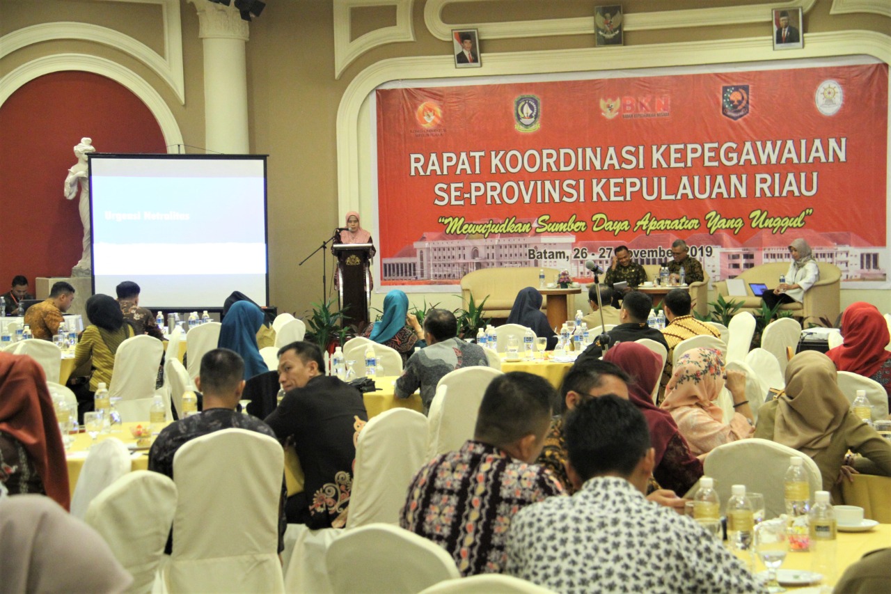 20191125 Rapat Koordinasi Kepegawaian se Provinsi Kepulauan Riau 2