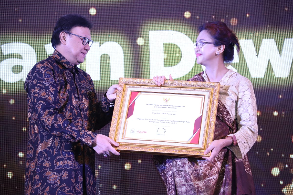 20191209 Penghargaan LAPOR 1
