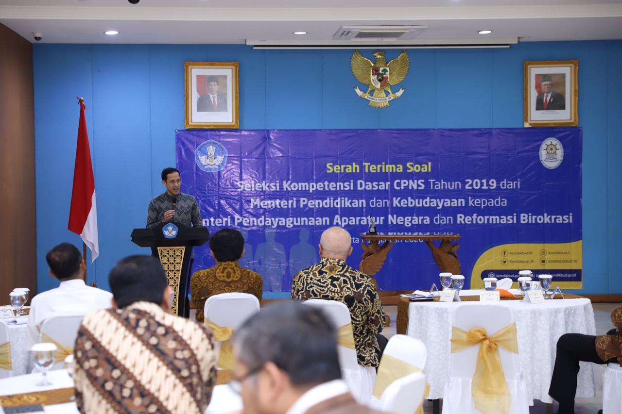 20200113 menerima soal Seleksi Kompetensi Dasar SKD 1