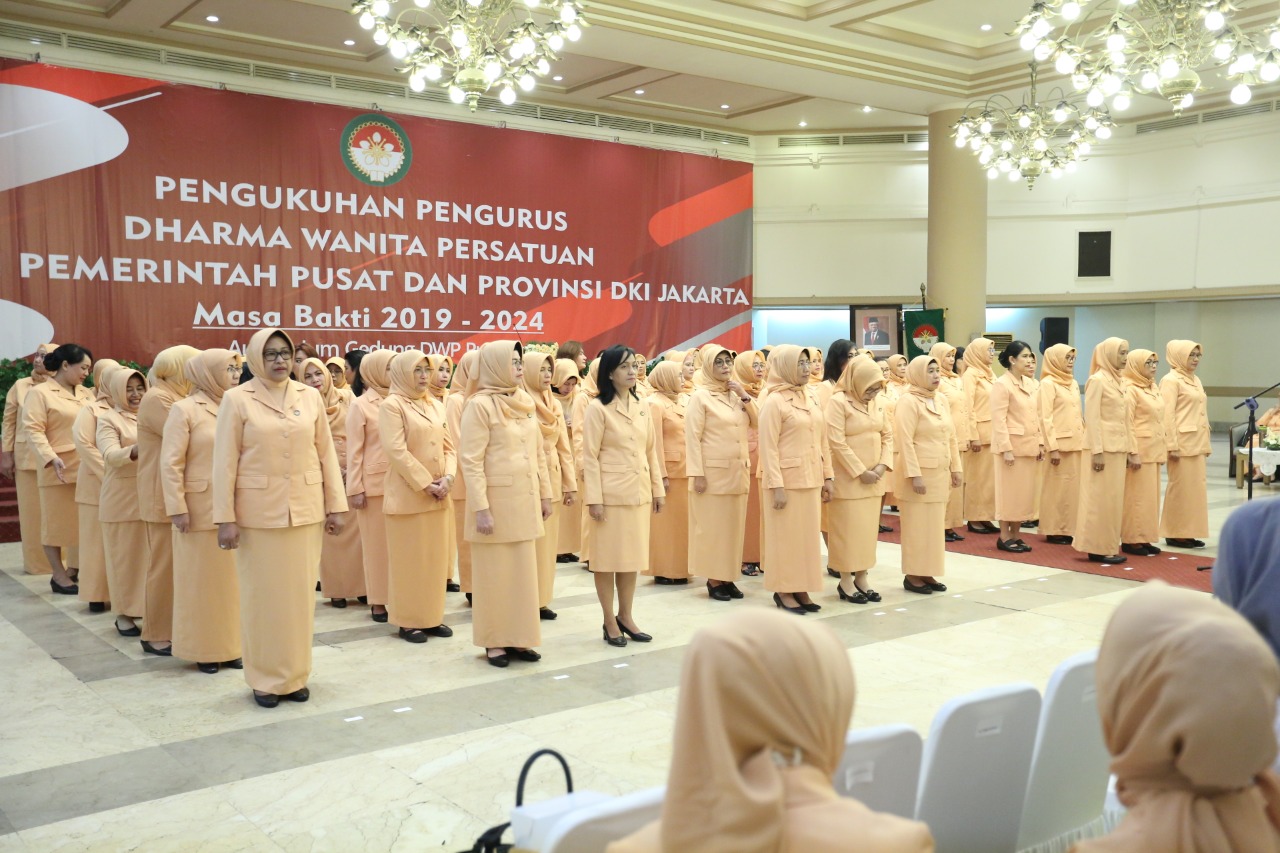 20200219 Pengukuhan Pengurus DWP Instansi Pemerintah Pusat dan Provinsi DKI Jakarta 10