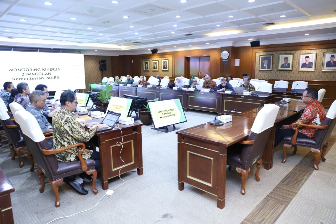 20200305 Rapat Monitoring Kinerja Dwi Mingguan Kementerian PANRB 8